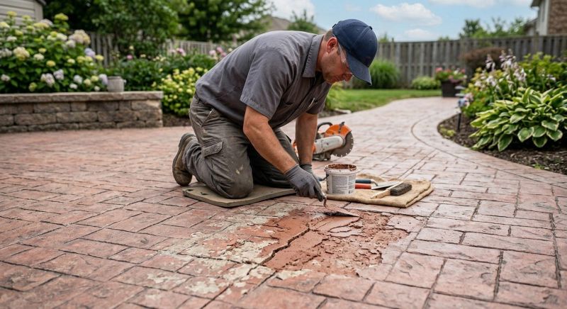 Decorative Concrete Repair in Alexandria, VA